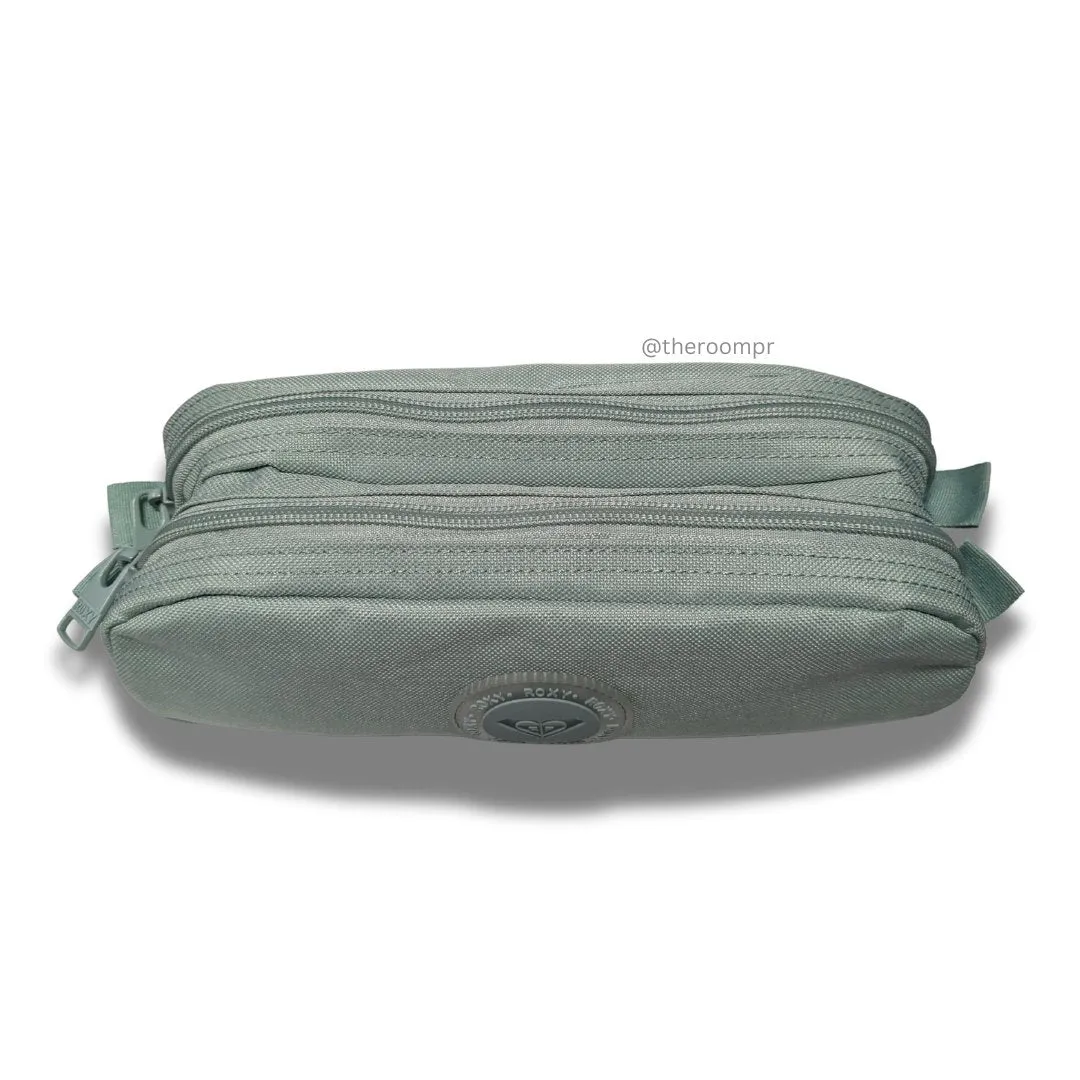 Roxy Olive Green Rock Pencil Case