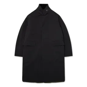 sacai Black Matte Taffeta Reversible Men’s Coat