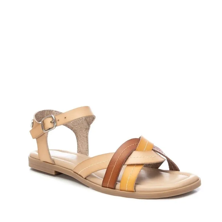 Sandali Donna Flat Beige Refresh 171936