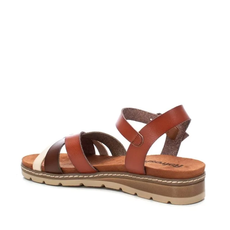 Sandali Donna Flat Camel - Refresh 171777