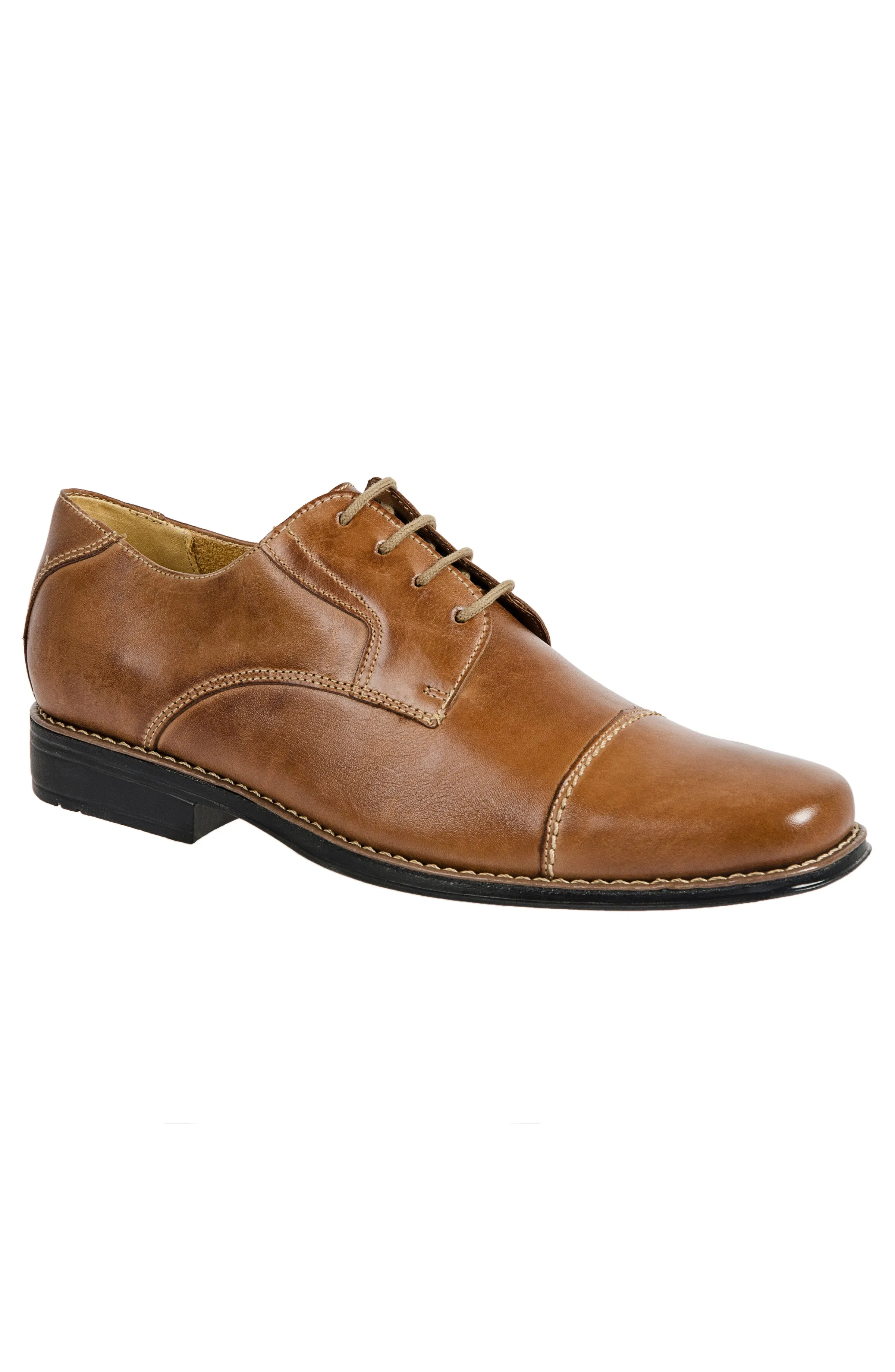 Sandro Moscoloni Men's Premium Genuine Leather Seattle Lace Up Derby