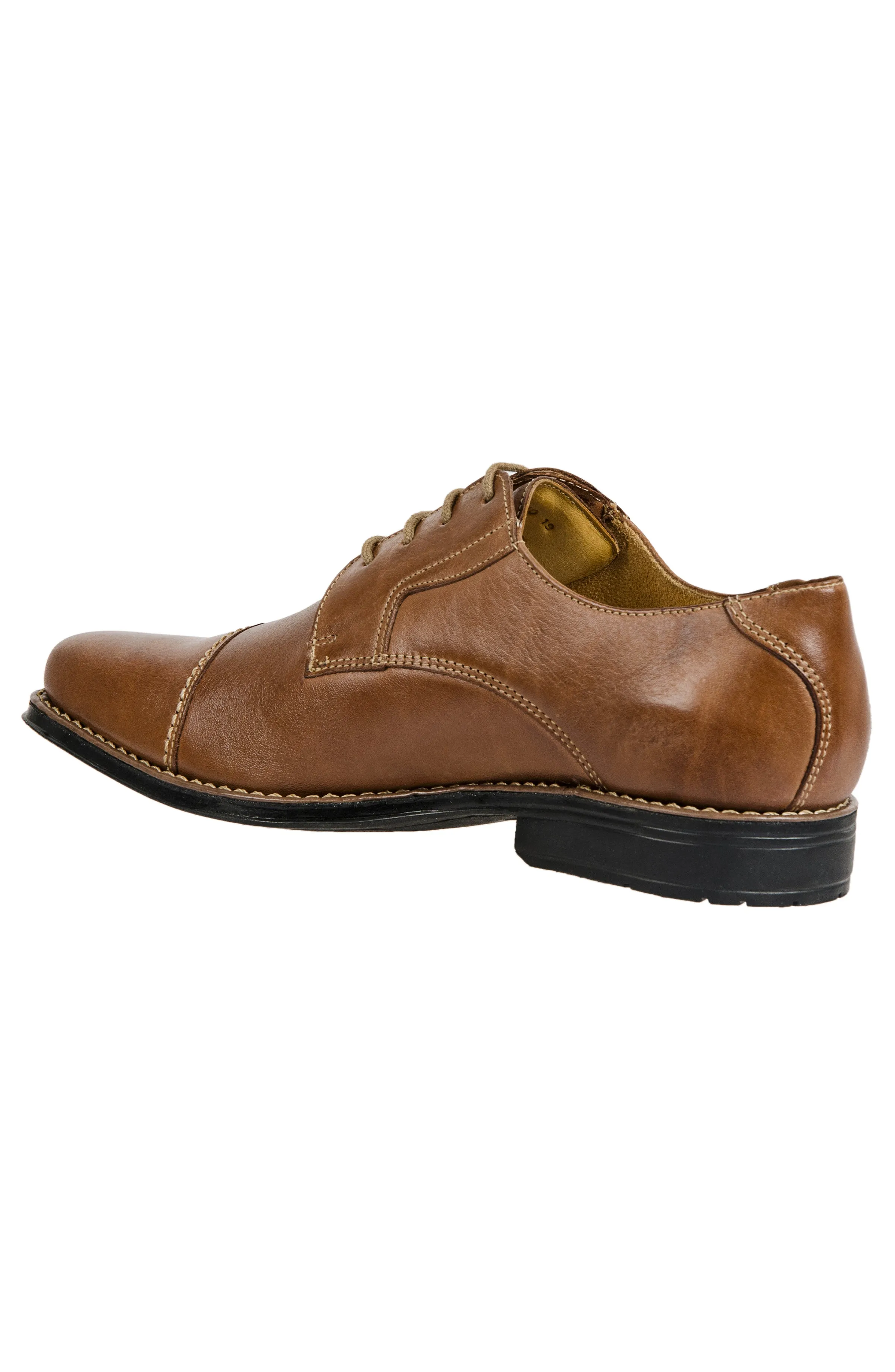 Sandro Moscoloni Men's Premium Genuine Leather Seattle Lace Up Derby