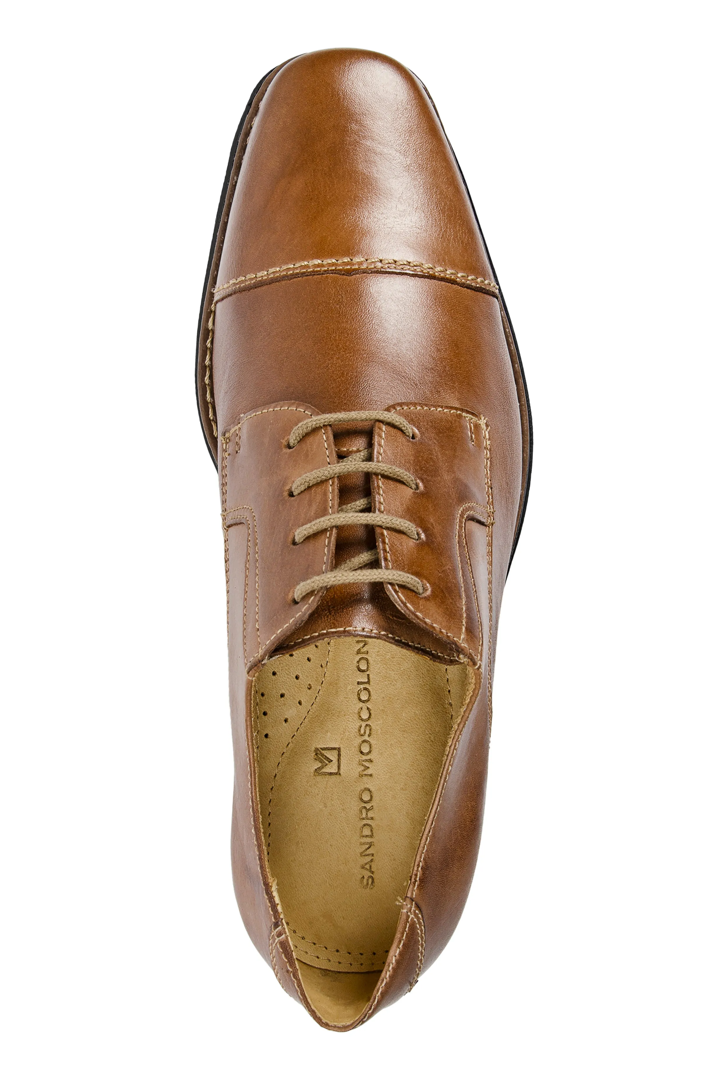 Sandro Moscoloni Men's Premium Genuine Leather Seattle Lace Up Derby