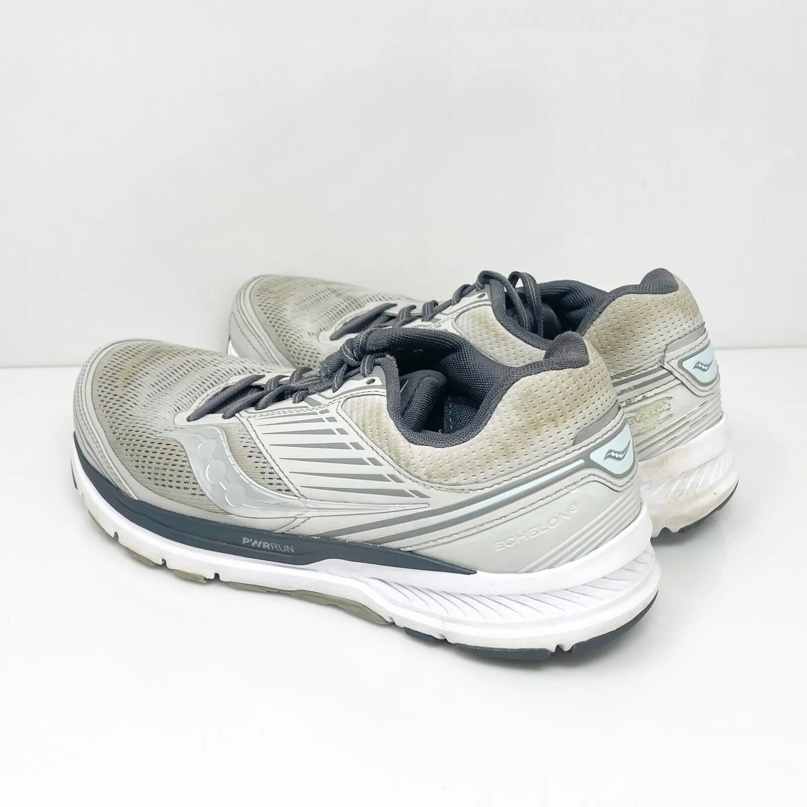 Saucony Womens Echelon 8 S10575-30 Gray Running Shoes Sneakers Size 8.5 W