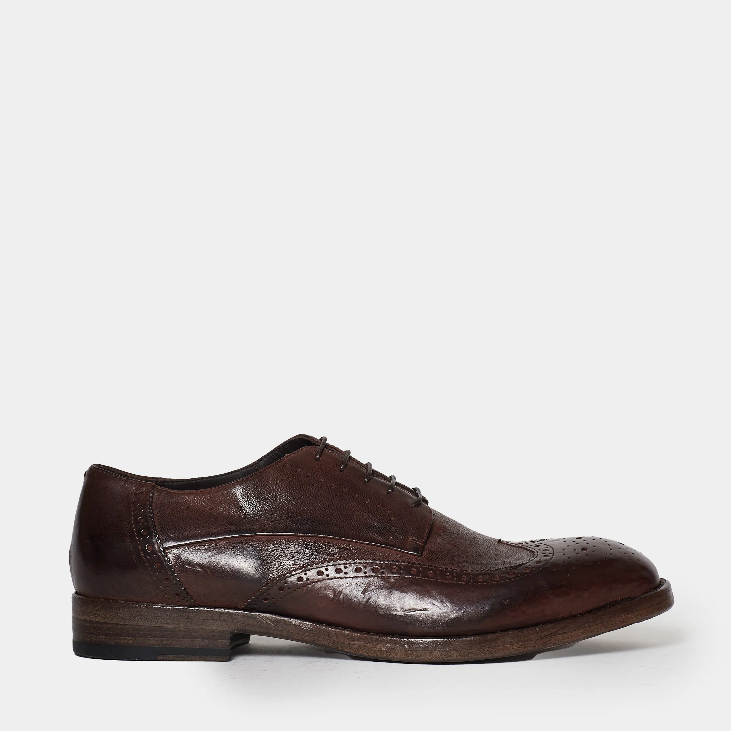 Soft Leather Derby Lace-up Shoe