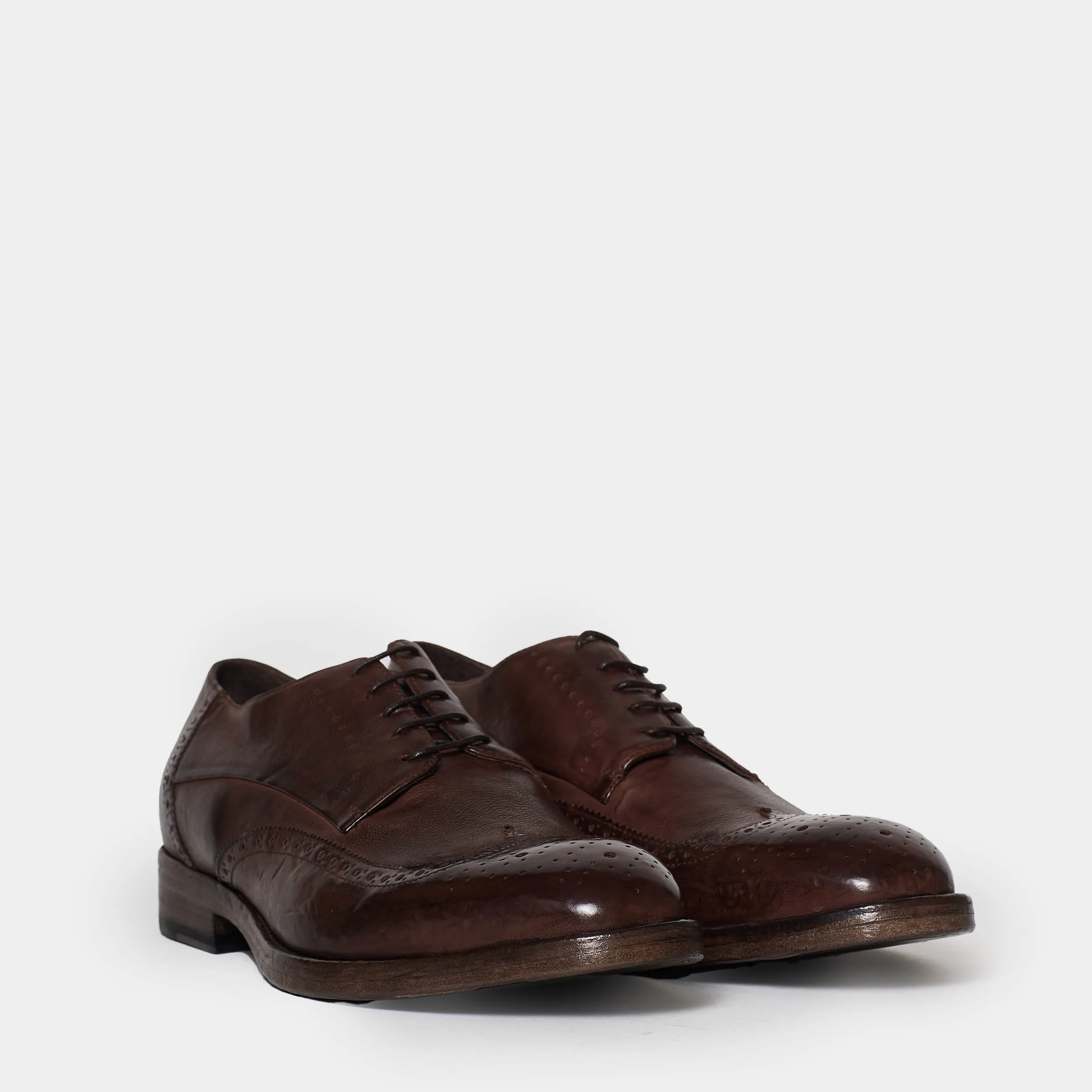 Soft Leather Derby Lace-up Shoe