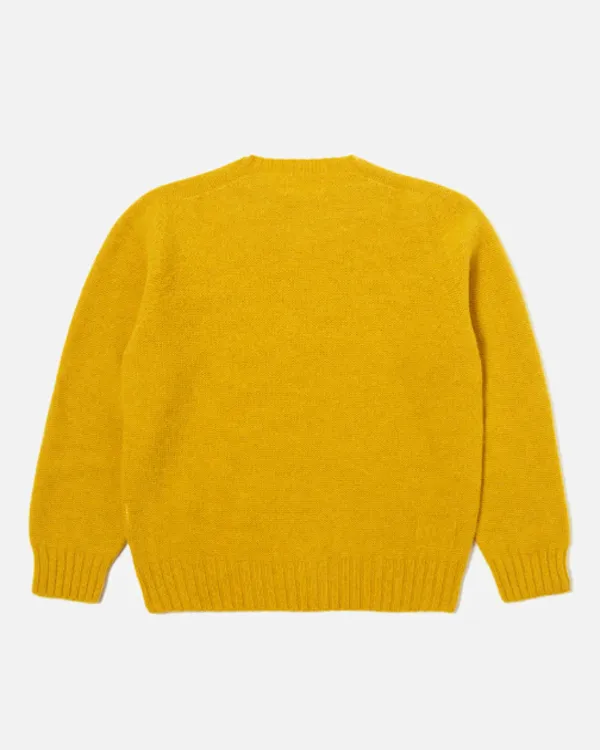 Seamless Crew in Gold Supersoft Knit