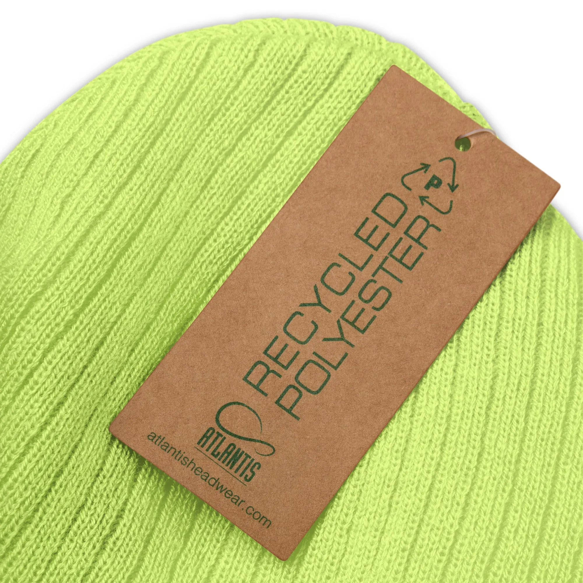 Shamrock Ribbed Knit Beanie