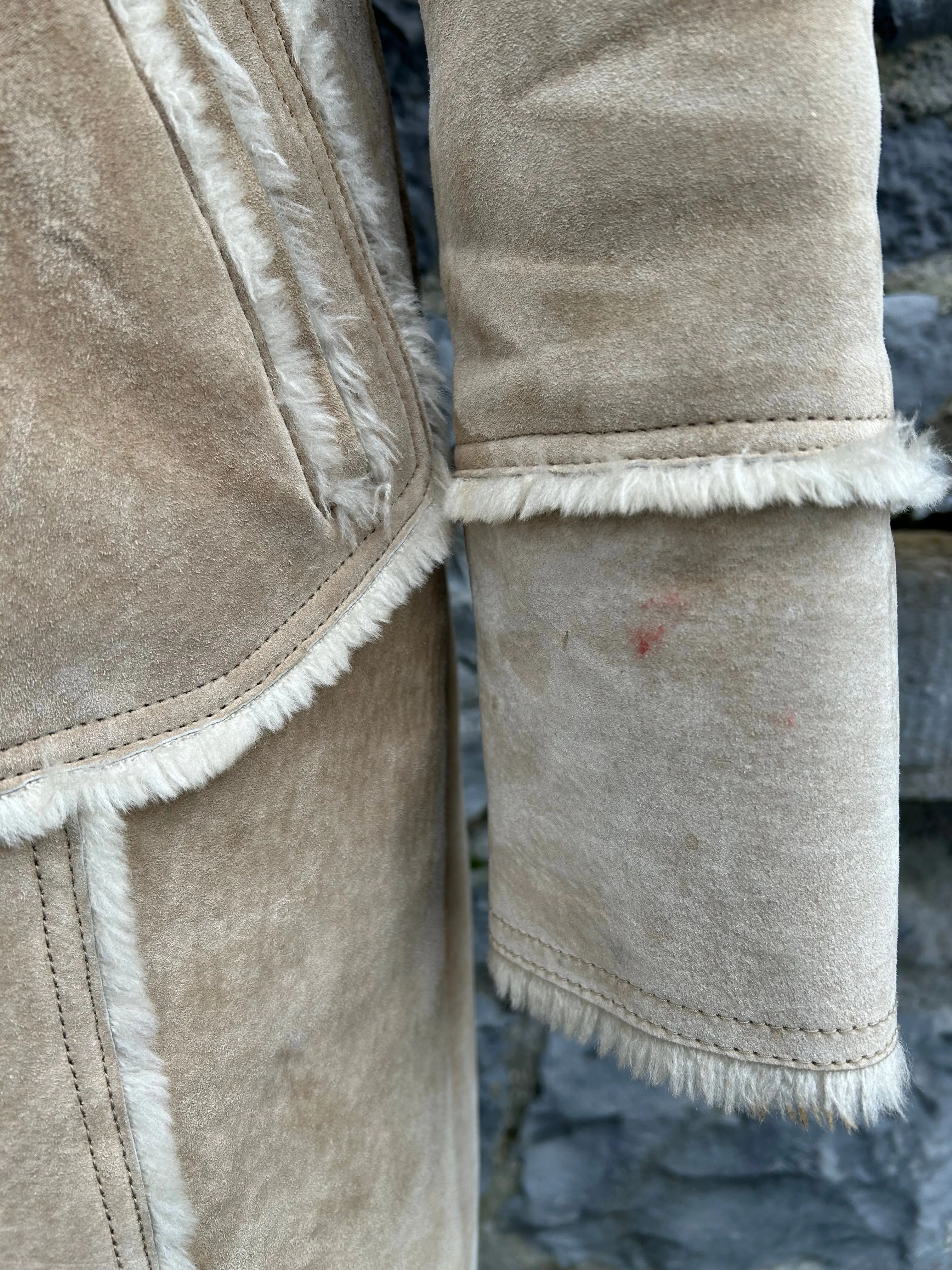 Shearling Hooded Coat UK Size 6-8