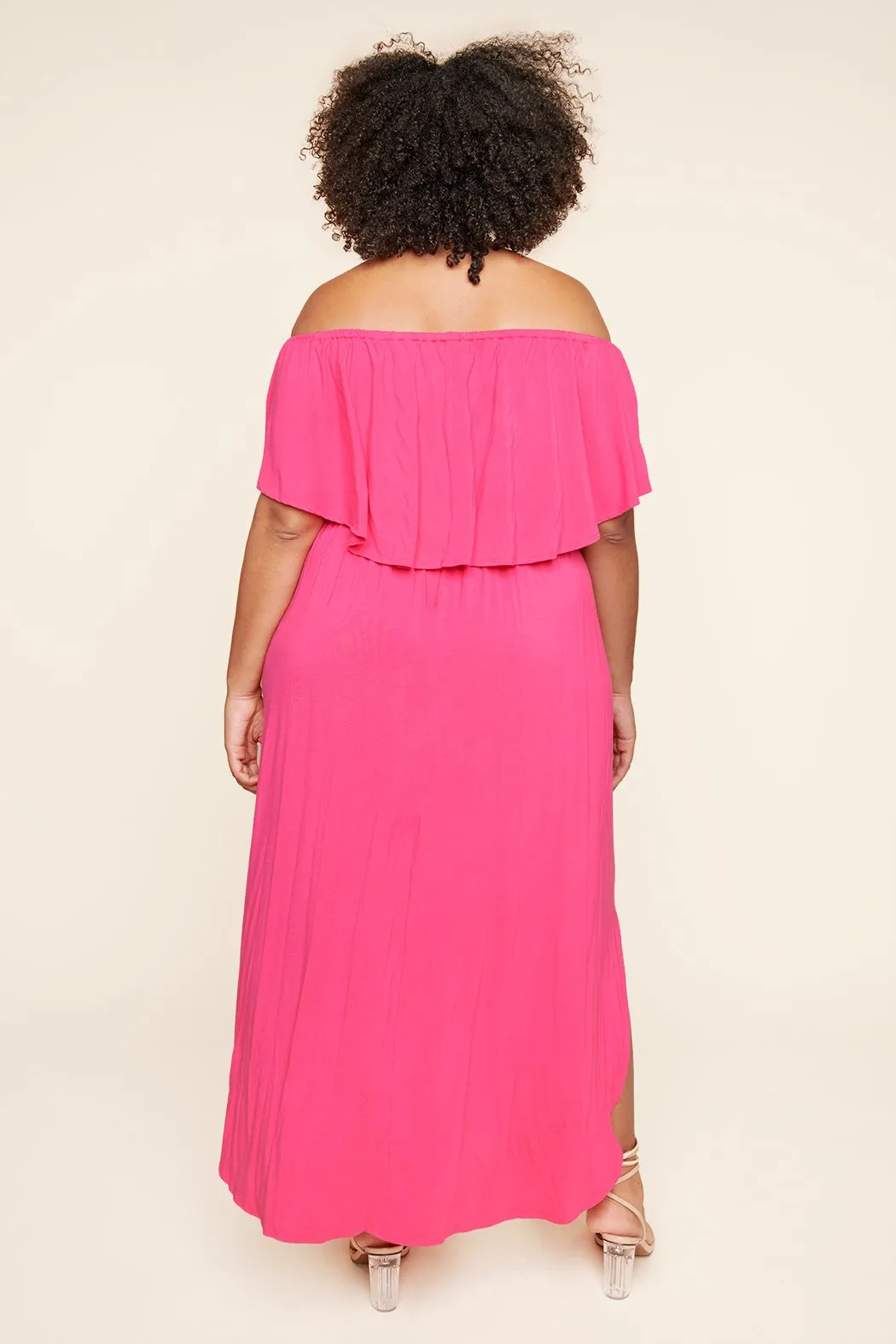 Shelbee Popover Jersey Knit Maxi Dress Curve