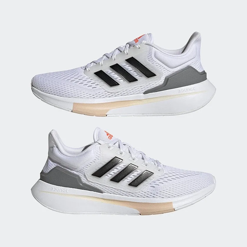 shoes adidas Performance EQ21 Run - White/Core Black/Iron Mettalic - women´s