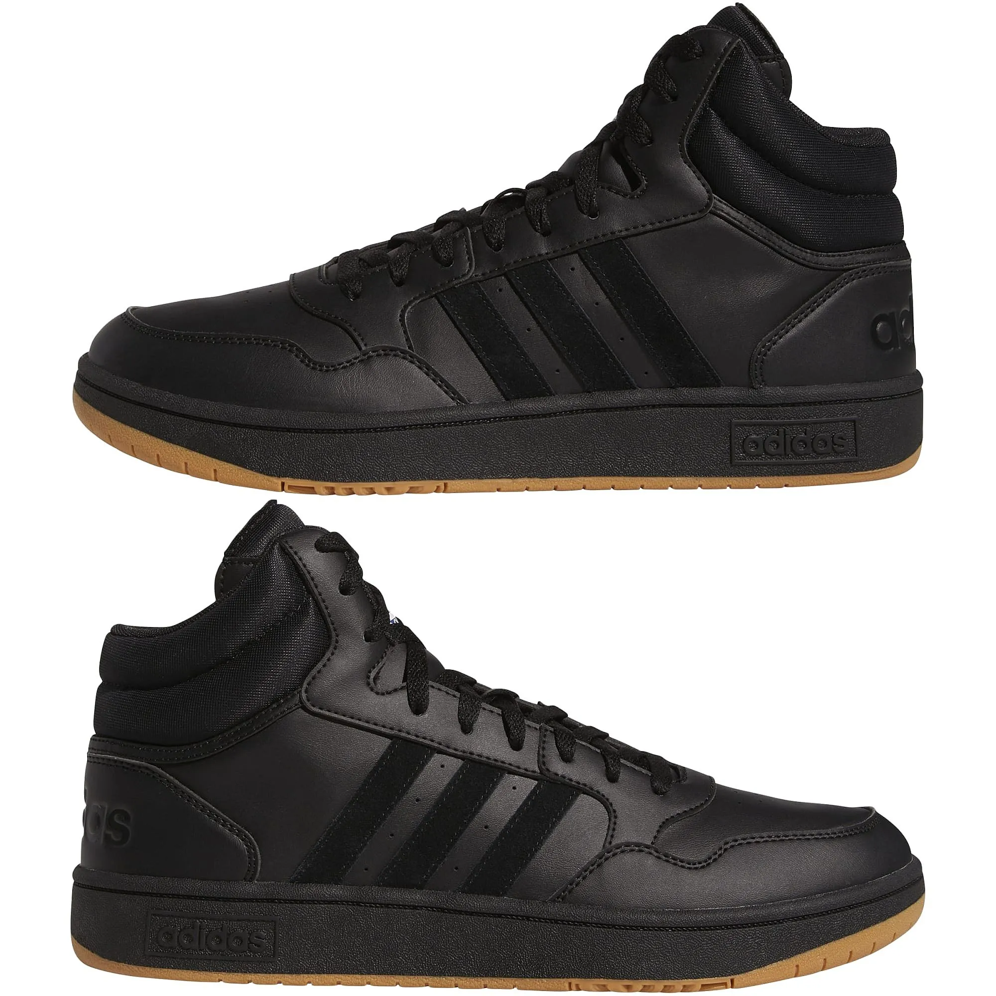 shoes adidas Performance Hoops 3.0 Mid - Core Black/Core Black/Cloud White - men´s