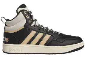 shoes adidas Performance Hoops 3.0 Mid Wtr - Core Black/Magic Beige/Wonder White - men´s