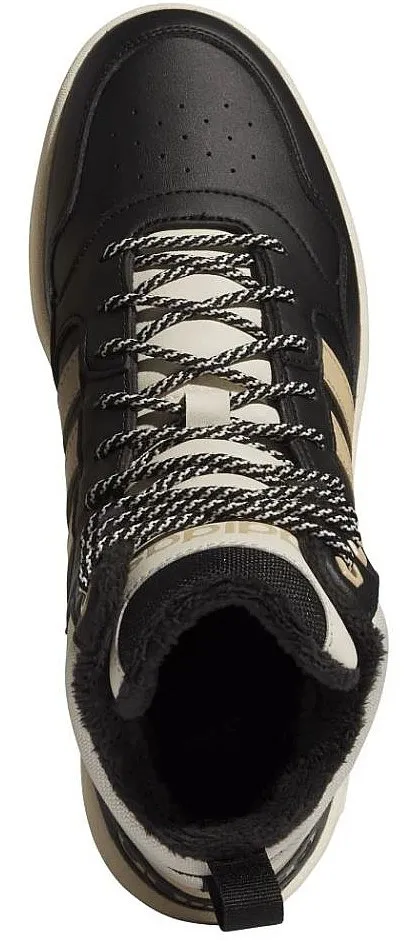 shoes adidas Performance Hoops 3.0 Mid Wtr - Core Black/Magic Beige/Wonder White - men´s