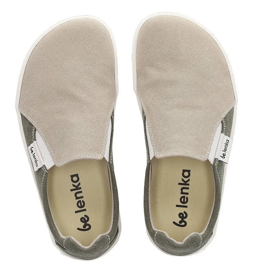 shoes Be Lenka Eazy - Vegan Sand & Army Green