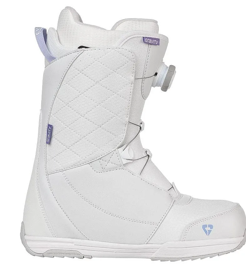 shoes Gravity Aura Atop Boa - White/Lavender - women´s