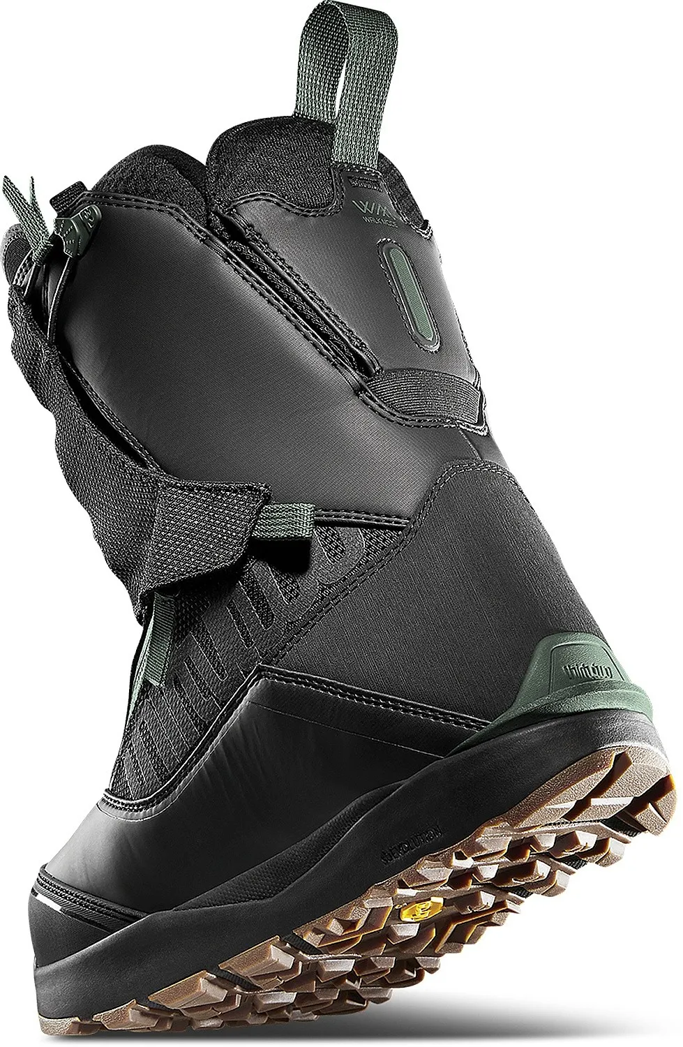 shoes ThirtyTwo Jones MTB - Black/Green/Gum - men´s