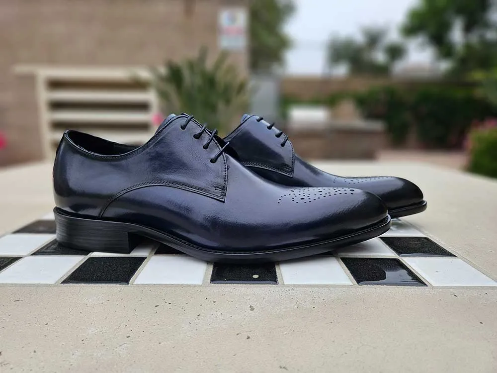 Signature Burnished Lace-up Derby