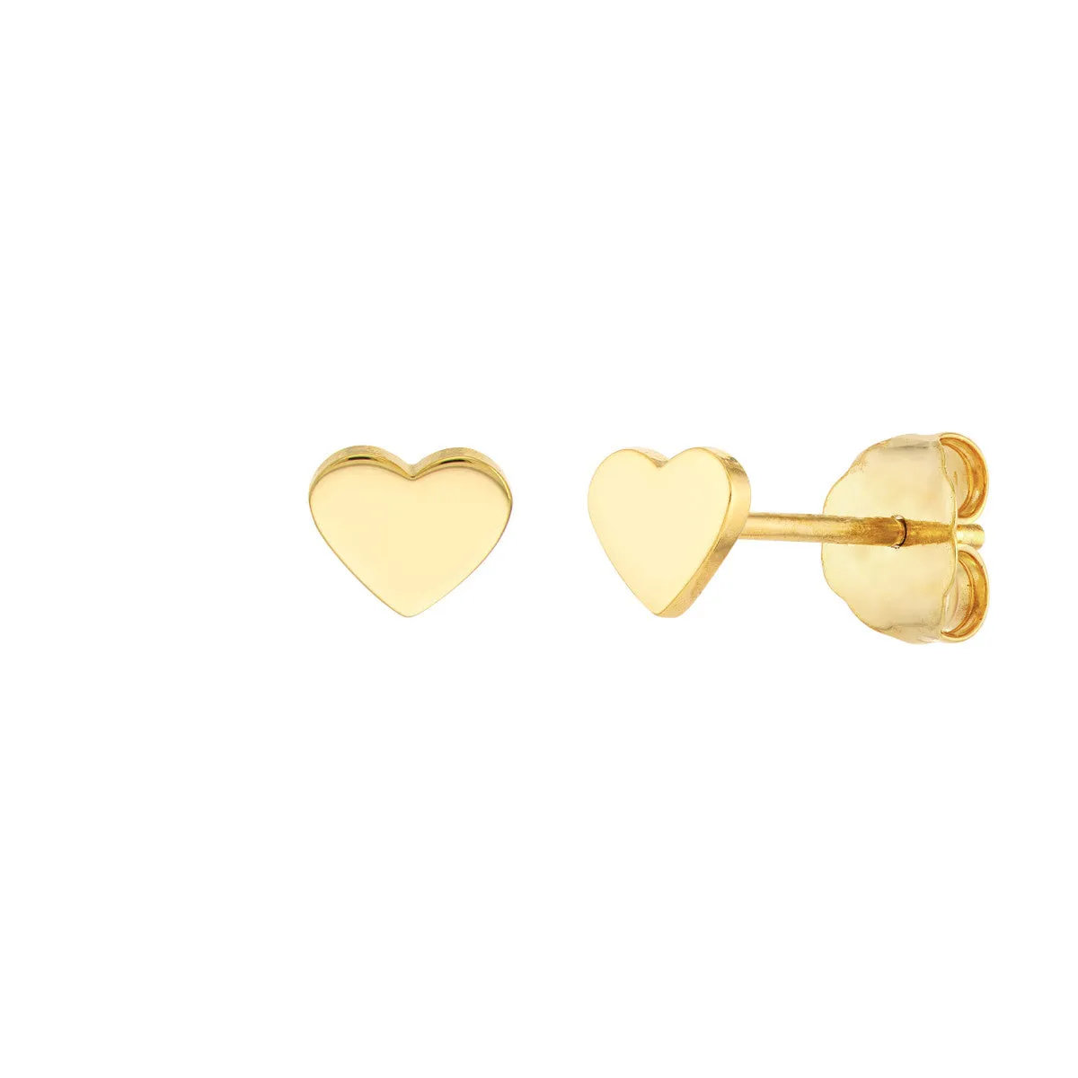 Simple Heart Earrings