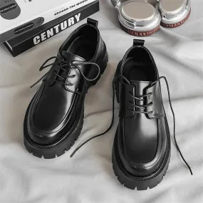 Sinmuno Apron Toe Derby Shoes