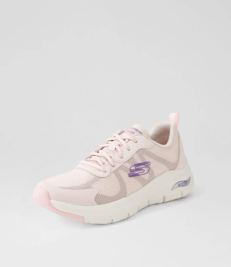 SKECHERS Arch Fit Rose Textile Sneakers