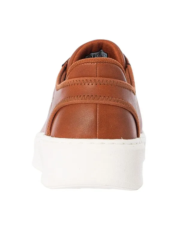 Skechers Court Break Trainers - Cognac