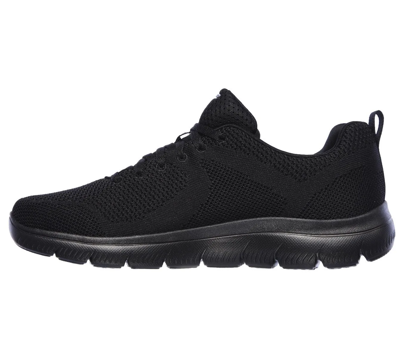 Skechers Summits Brisbane Trainers Black Textile