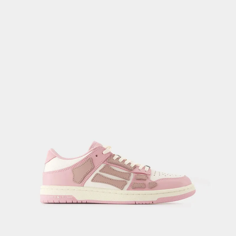 Skel Top Low Sneakers - Amiri - Leather - Pink