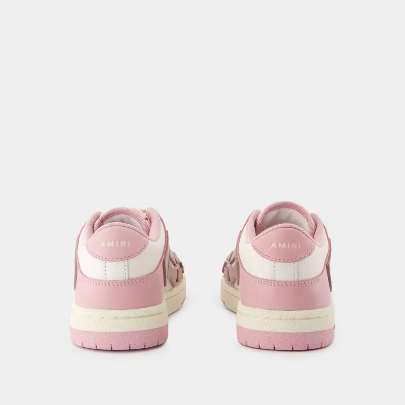 Skel Top Low Sneakers - Amiri - Leather - Pink