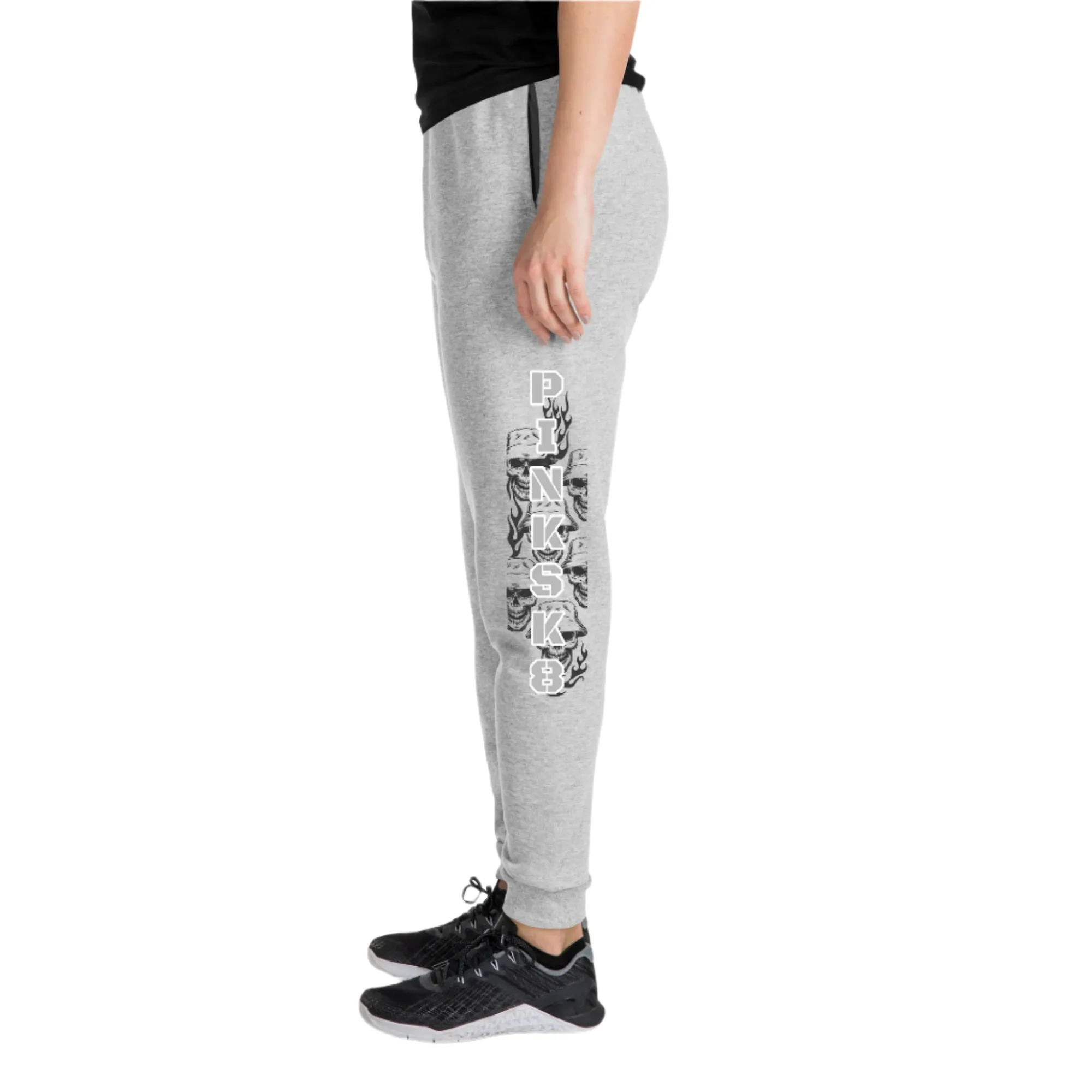 Skull Print Jogging Pants