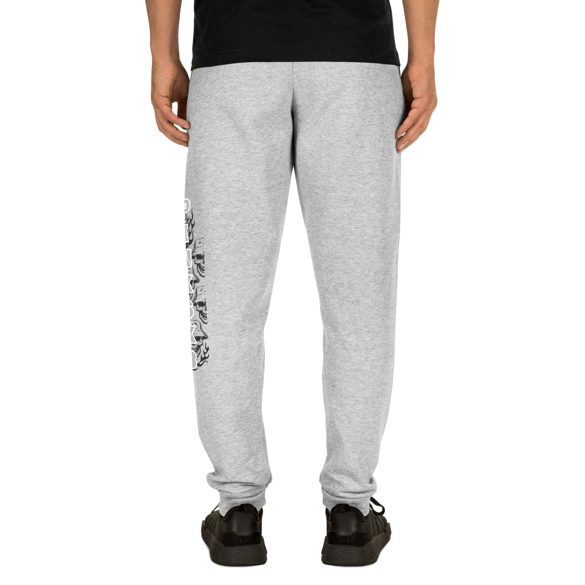 Skull Print Jogging Pants