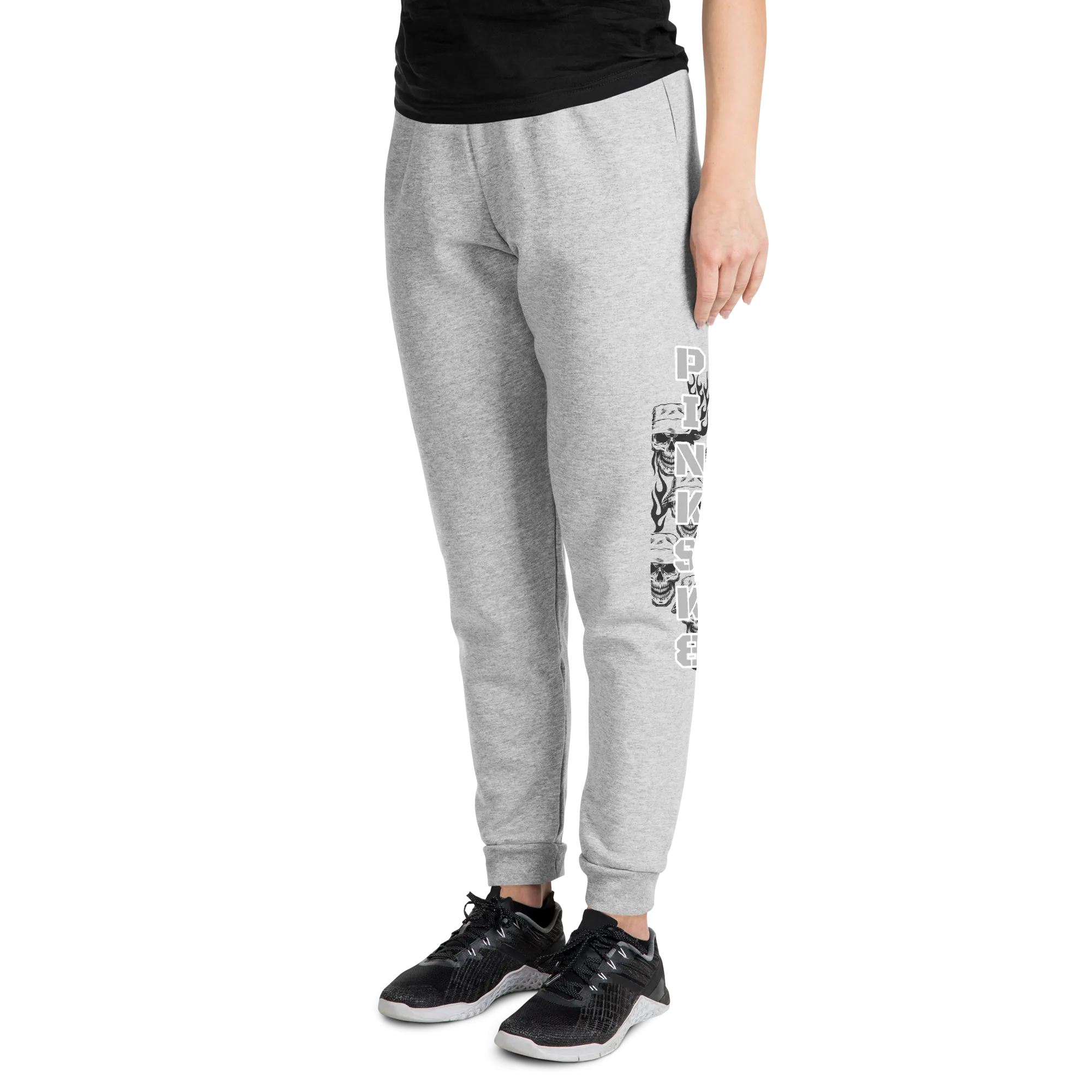 Skull Print Jogging Pants