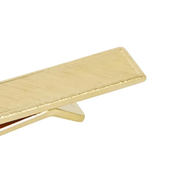 SLIDE-ON TIE BAR - GOLD