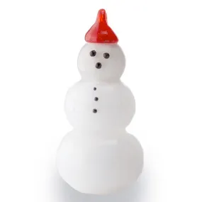 Handblown Glass Snowman Decoration