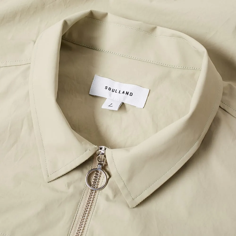 Beige Shirt Jacket by Soulland