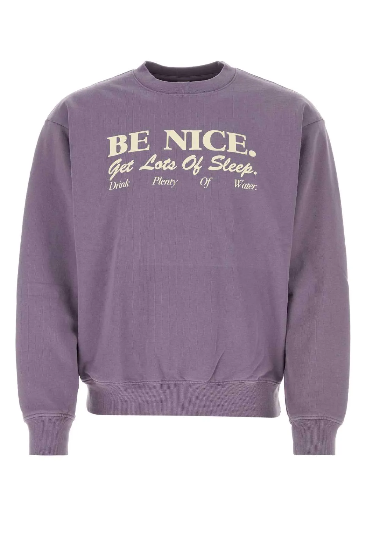 Sporty & Rich Lilac Cotton Sweatshirt