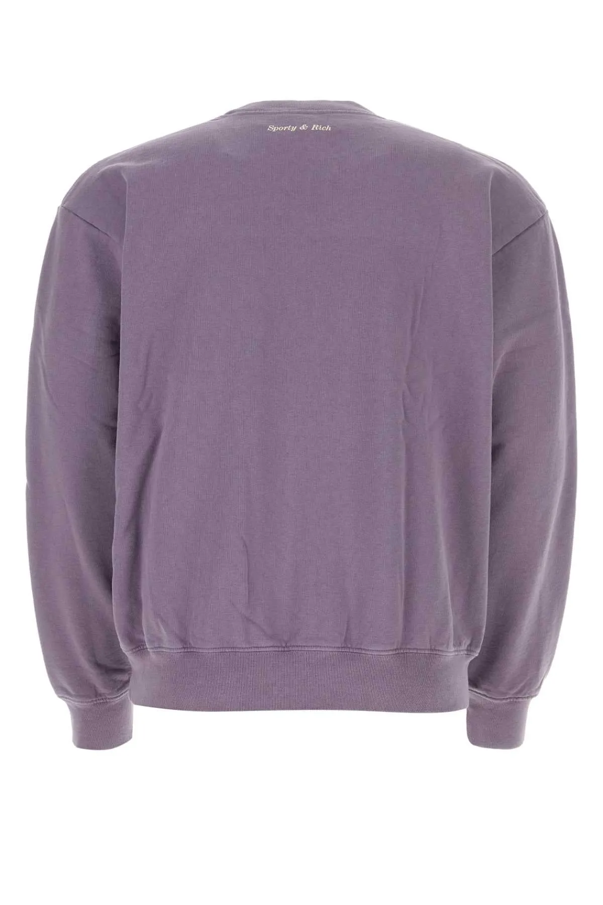 Sporty & Rich Lilac Cotton Sweatshirt