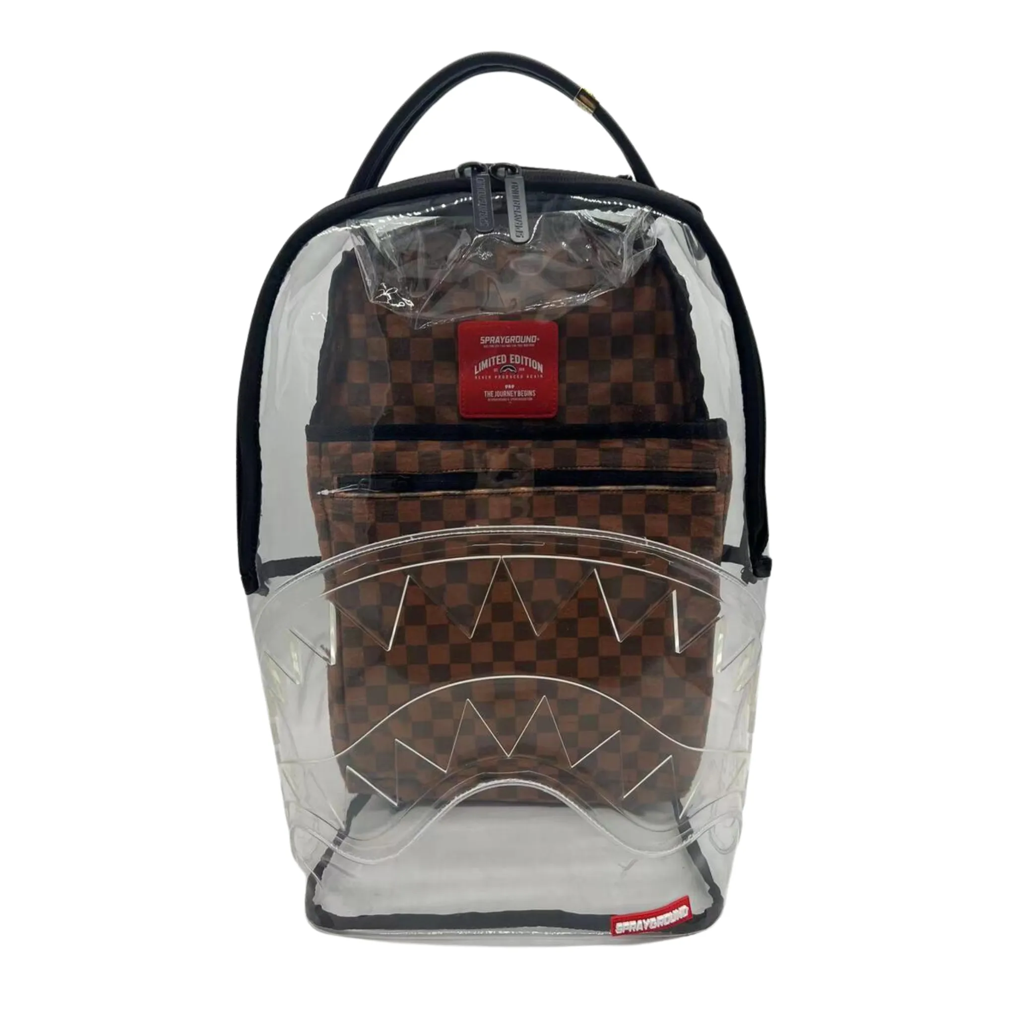 Sprayground Clear Backpack - Sip Design - Model B6656