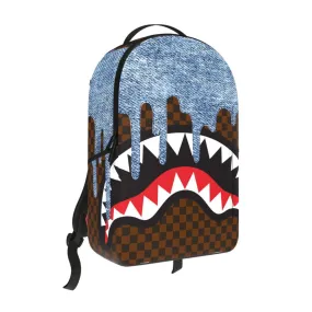 Sprayground Denim Drip Backpack can be rewritten as Denim Drip Backpack by Sprayground.