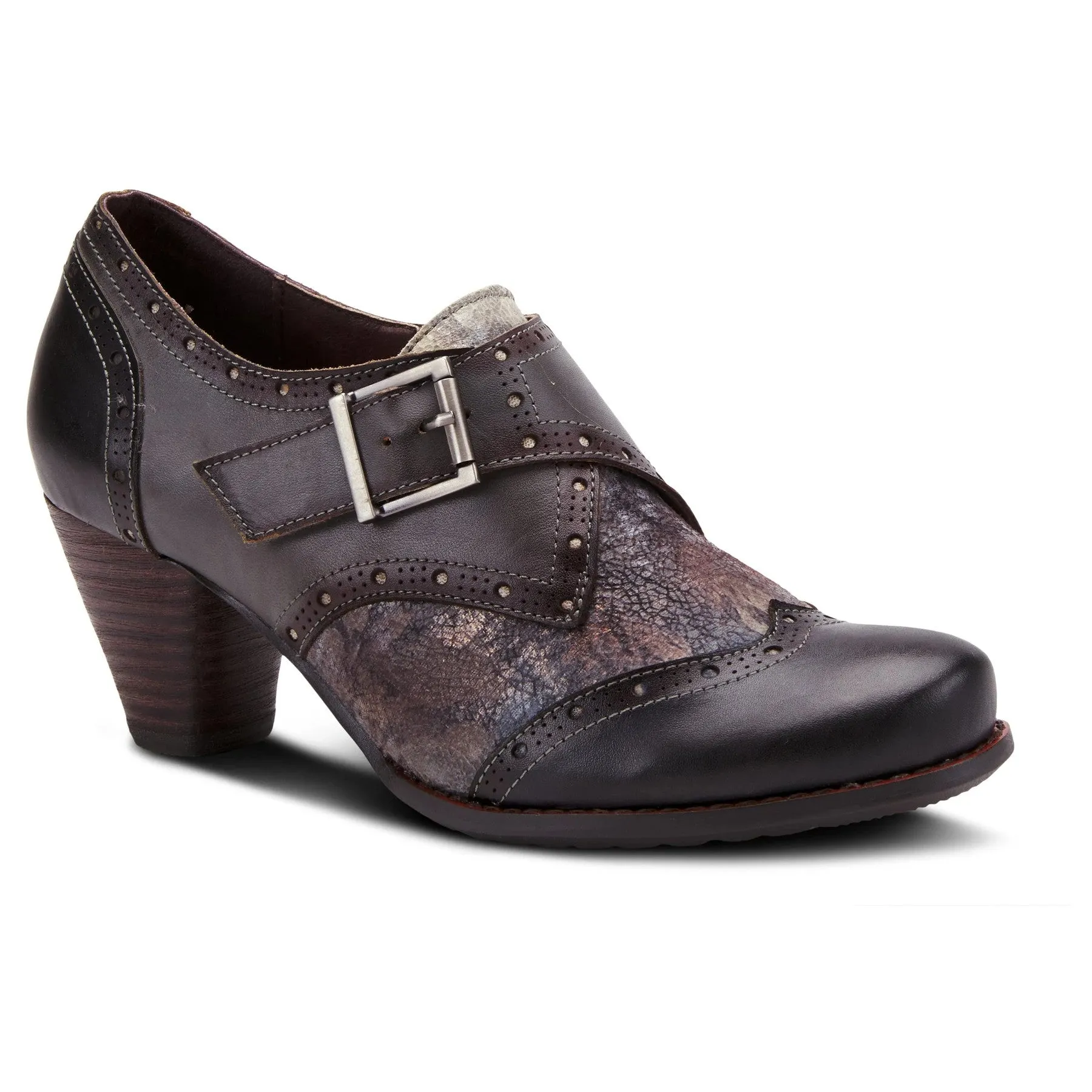 Spring Step Therise Black Multi Women's Shootie