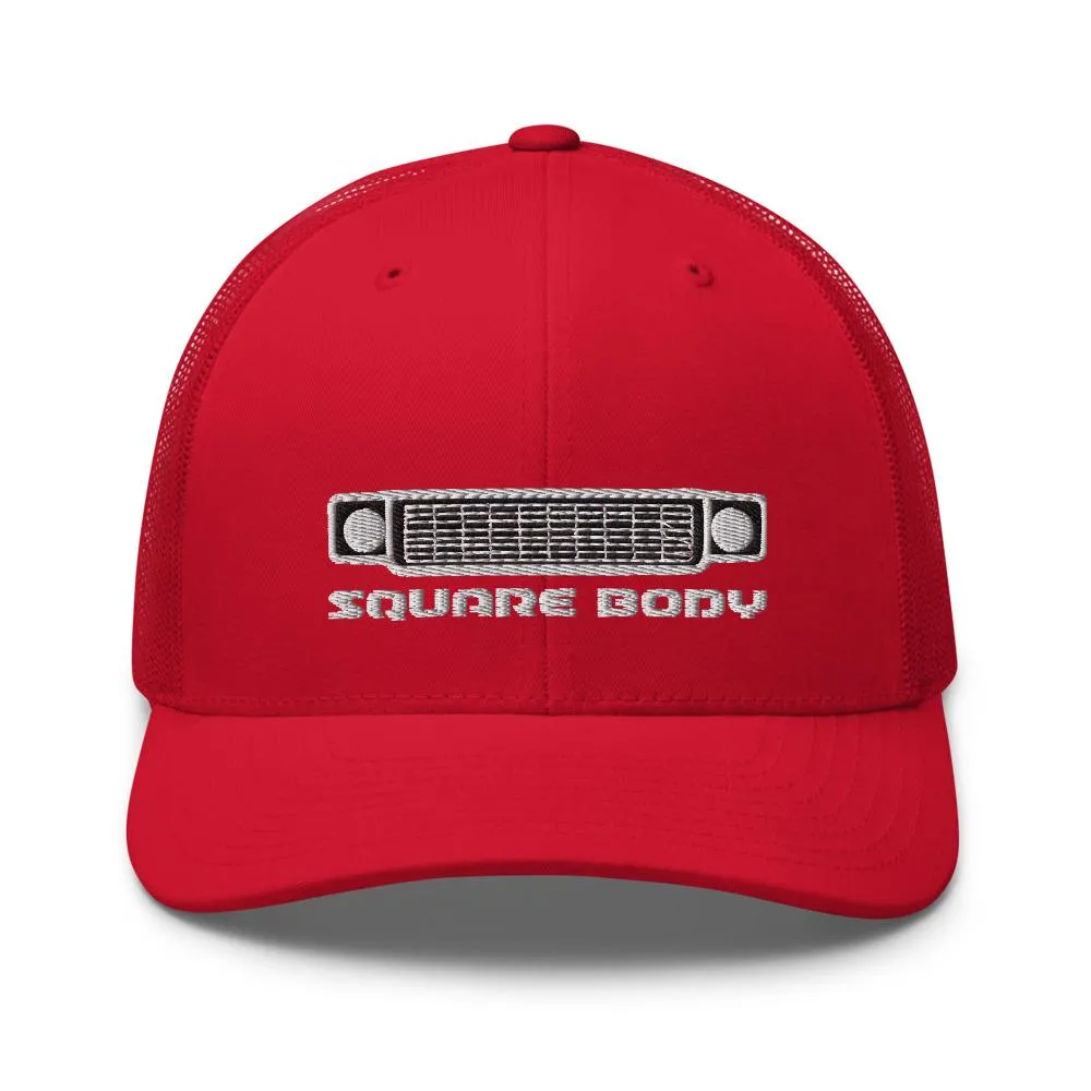 Round Eye Square Body Trucker Cap