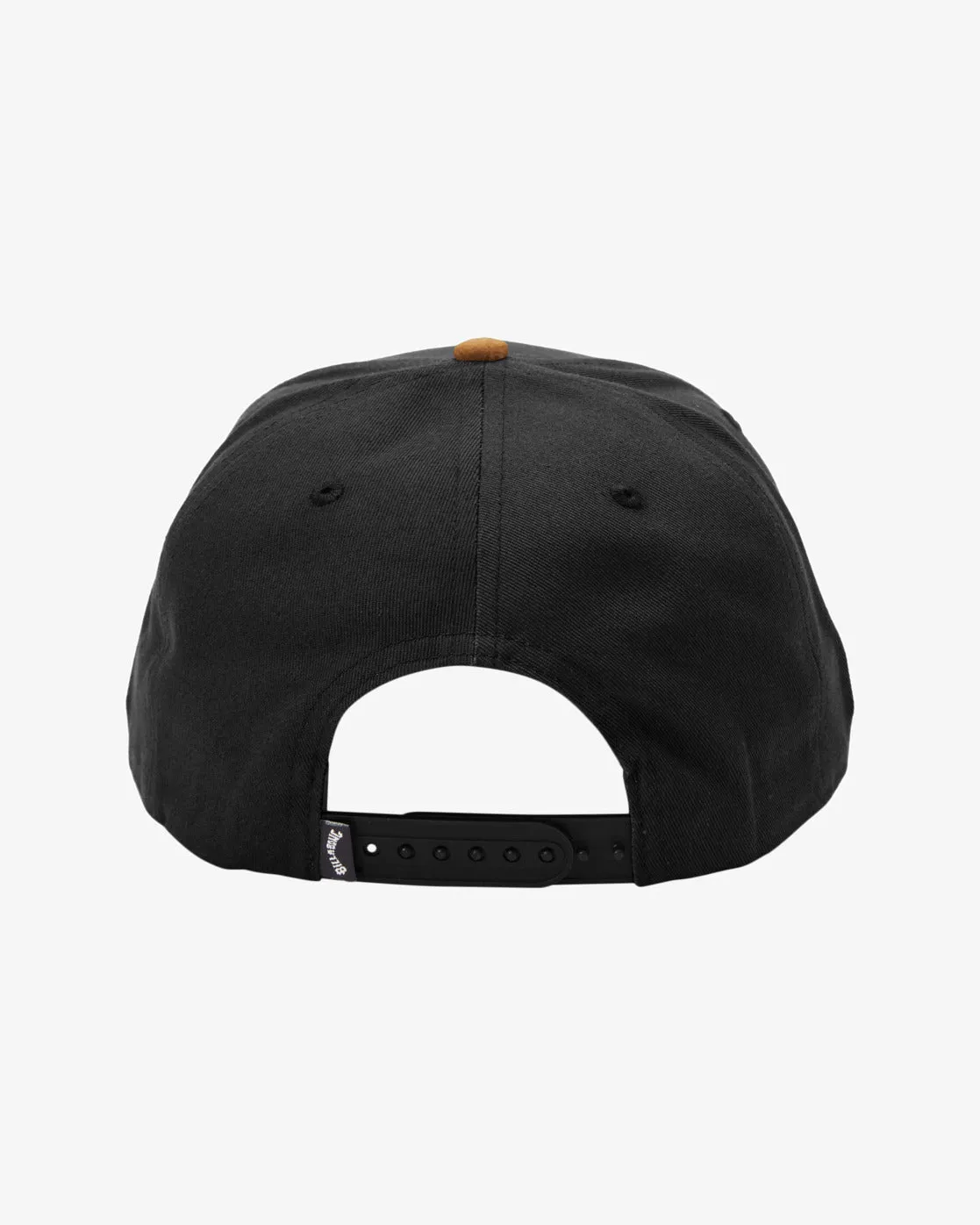 Stacked Snapback Hat - Black/Tan