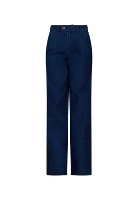 'STARDUST' DENIM BAGGY TROUSERS