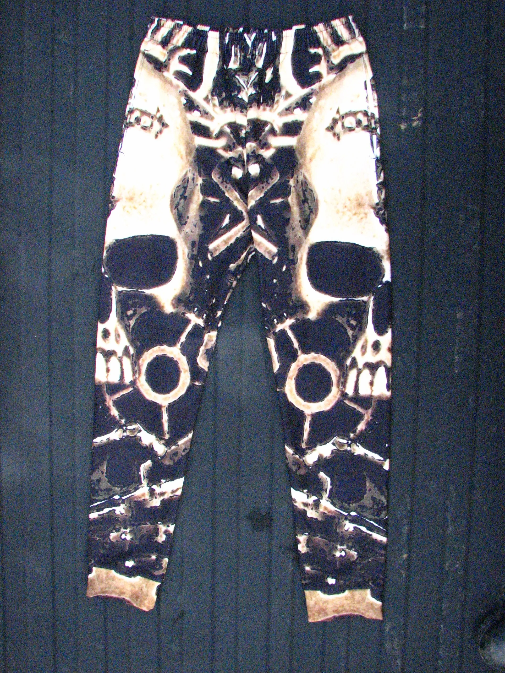 Steampunk Skull Print Men's Joggers