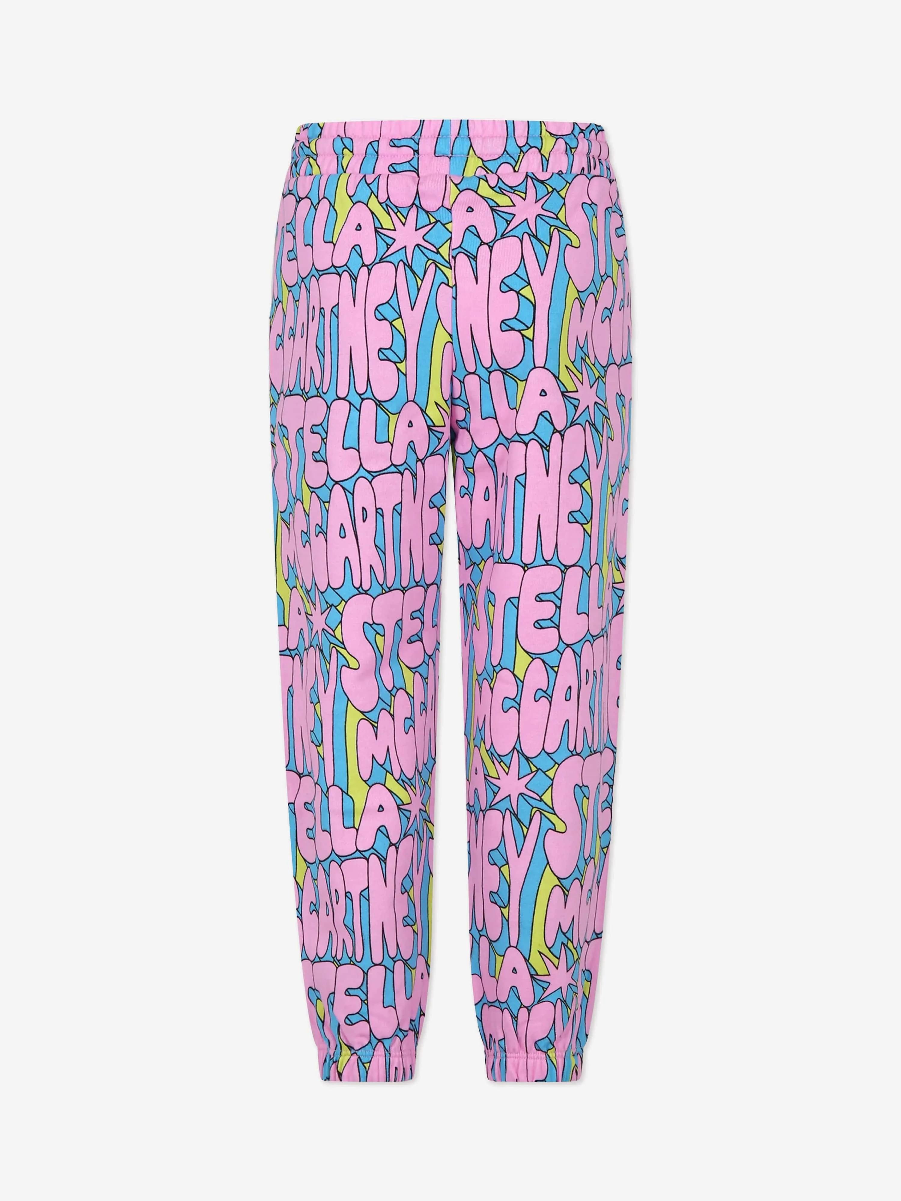 Stella McCartney Girls Logo Joggers in Pink