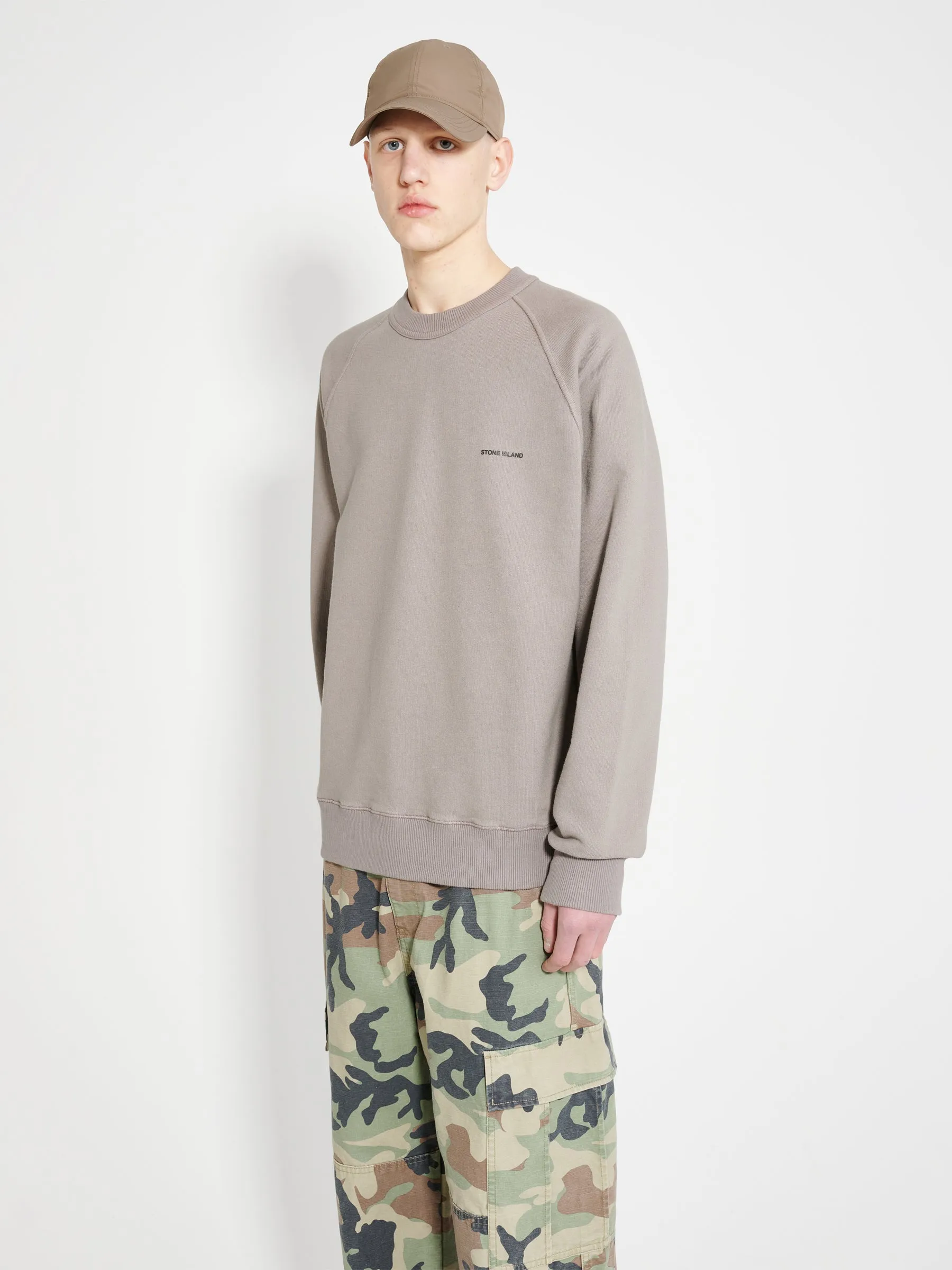 Stone Island Sweatshirt Dove Grey