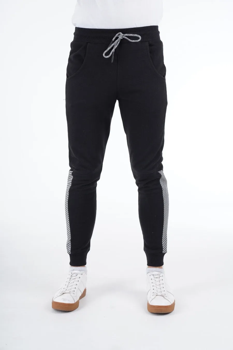 Striped Patch Joggers