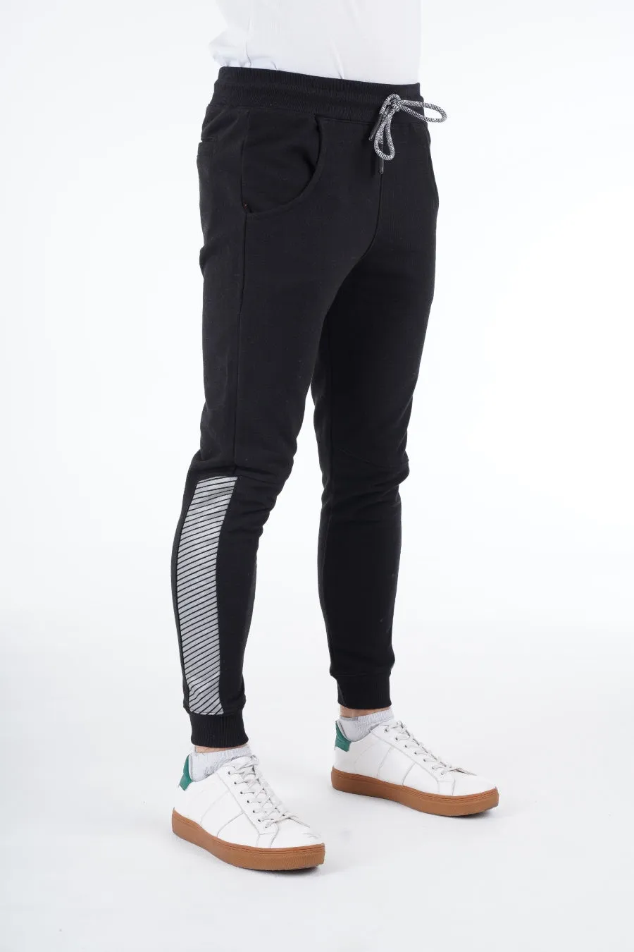 Striped Patch Joggers