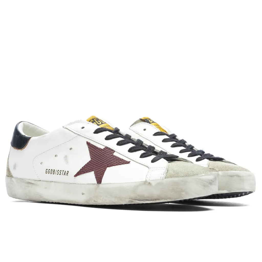 Super-Star Sneakers White Taupe Bordeaux Black