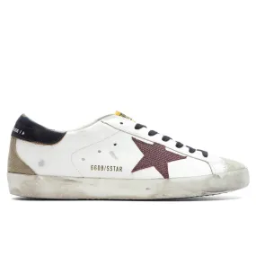 Super-Star Sneakers White Taupe Bordeaux Black